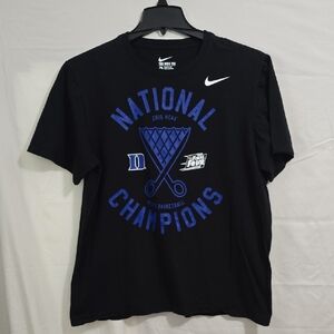 Nike Mens XL Duke National Champions Tee NCAA Final Four